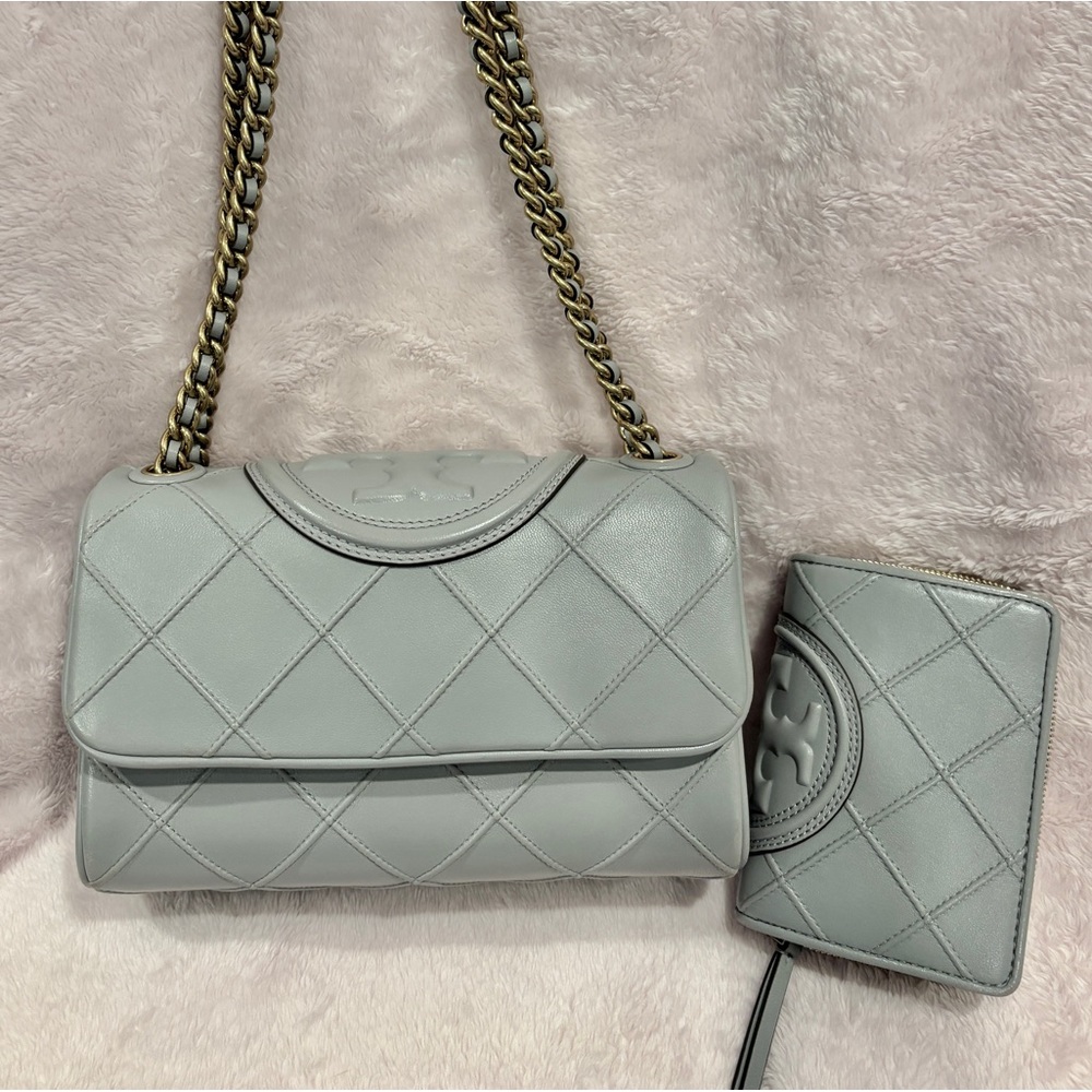 Tory Burch Fleming Purse and Wallet Set (authentic with proof of purchase)